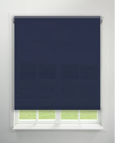 Dawn Navy Daylight Roller Blind M2M
