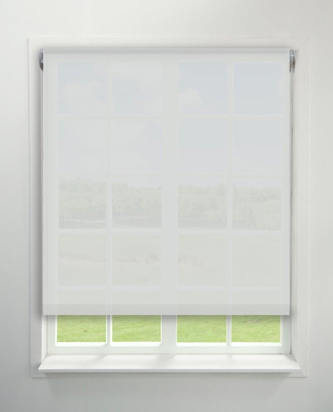 Finesse Dawn White Daylight Roller Blind M2M