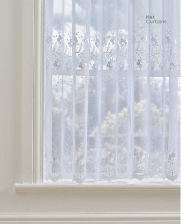 Eva White Voile Curtain M2M