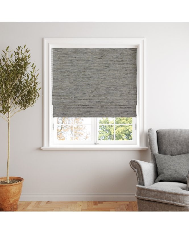 Finesse Glitz Silver Roman Blind M2M