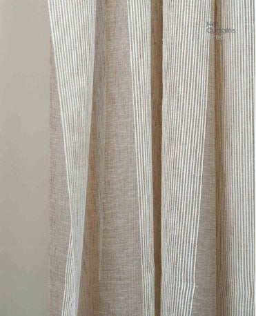 Haddon Soft Stripe Voile Curtain M2M