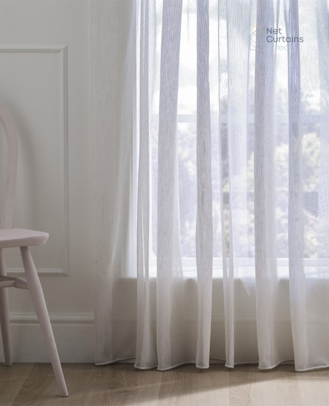 Finesse Haddon Soft Stripe Voile Curtain M2M