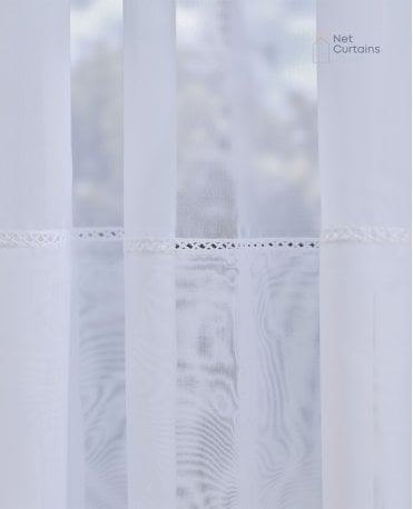 Harriet White Voile Curtain M2M