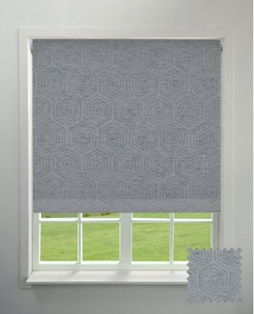 Hex Grey Daylight Roller Blind M2M