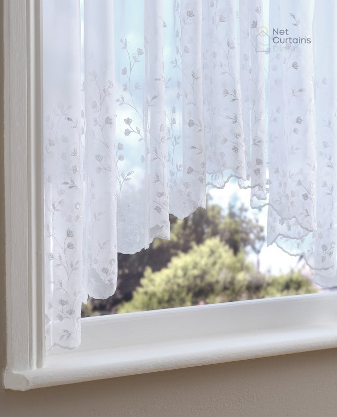 Finesse Kara White Voile Jardiniere M2M