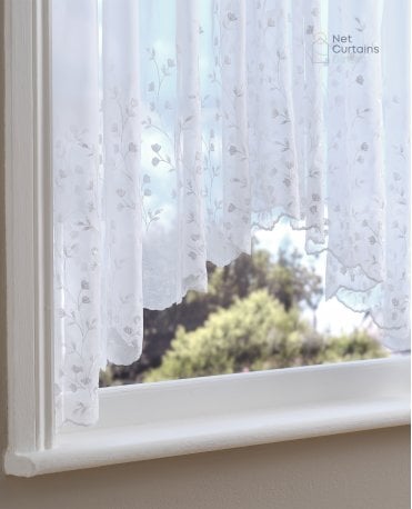 Kara White Voile Jardiniere M2M