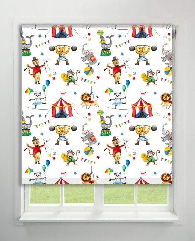 Finesse Kids Circus Blackout Roller Blind M2M