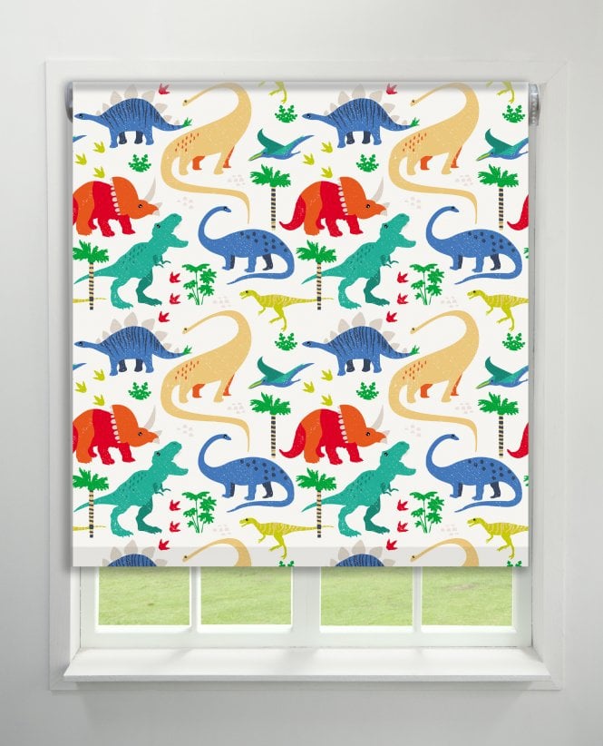 Finesse Kids Dinosaurs Blackout Roller Blind M2M