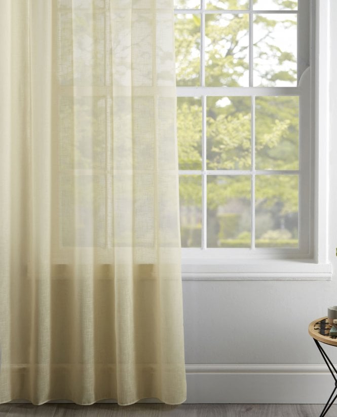 Finesse Leicester Cream Voile Curtain M2M