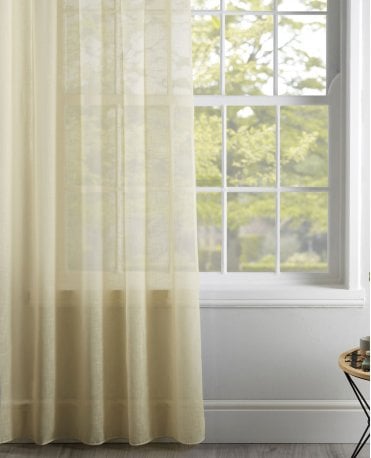 Leicester Cream Voile Curtain M2M