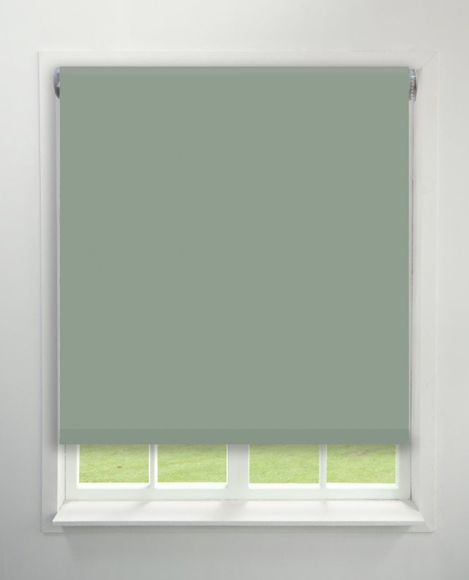 Finesse Luna Sage Blackout Roller Blind M2M