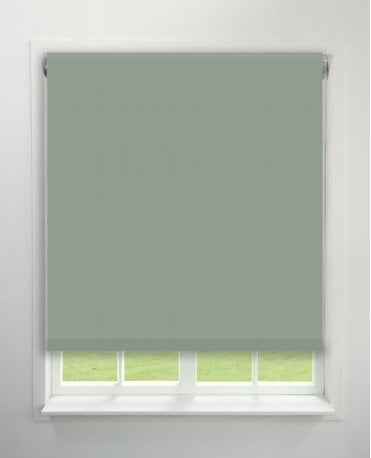Luna Sage Blackout Roller Blind M2M