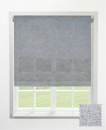 Pianto Grey Daylight Roller Blind M2M