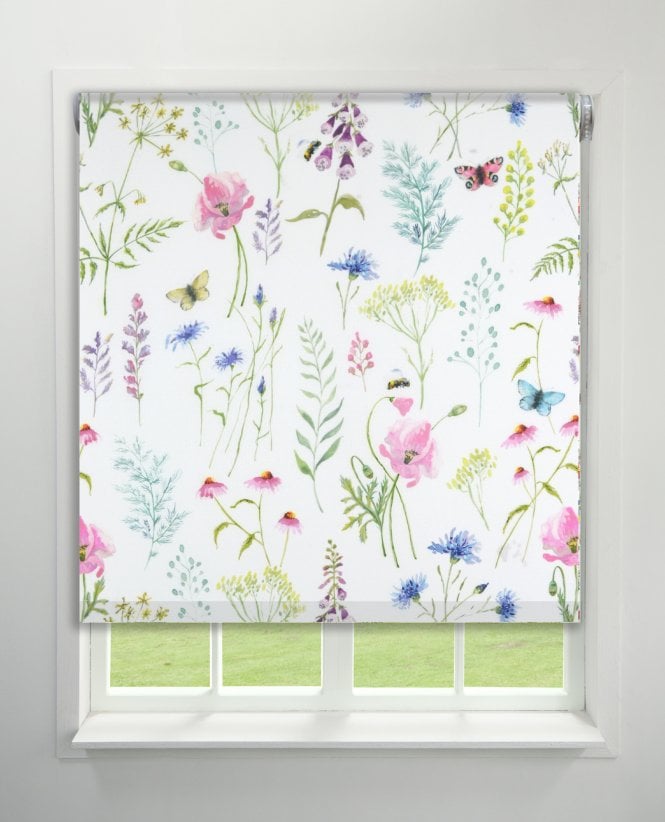 Finesse Poppy Spring Daylight Roller Blind M2M