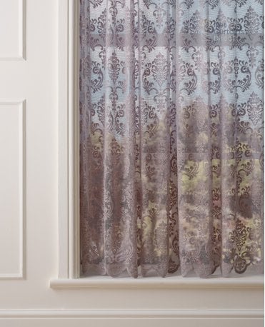 Regal Grey Lace Curtain M2M