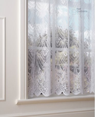 Roma White Net Curtain M2M