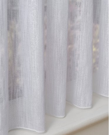 Shimmer White Voile Curtain M2M