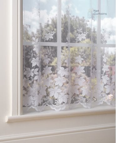 Sienna White Net Curtain M2M