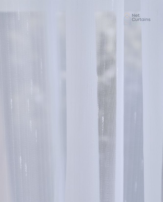 Finesse Sigma White Voile Curtain M2M