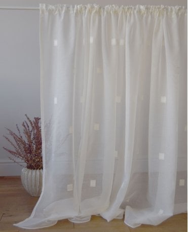 Zen Cream Voile Curtain M2M