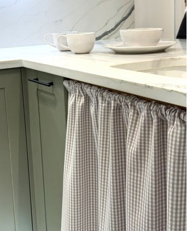 Gingham Undercounter Ready Made Curtain