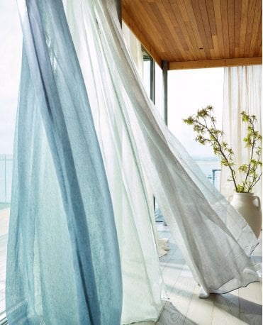 Lucent 100% Linen Voile Curtain M2M