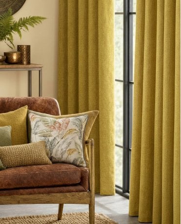 Harris Plain Textured Lined Curtains M2M