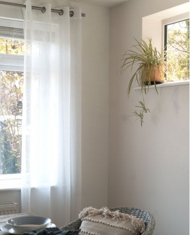 Honour White Eyelet Voile Panel