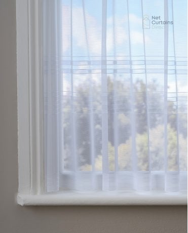 Hudson White Express Net Curtain