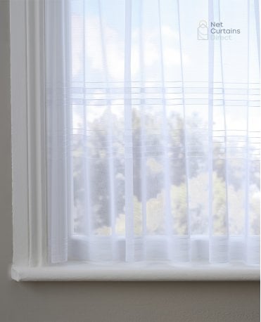 Hudson White Net Curtain M2M