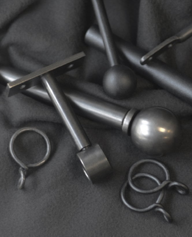 Jones Foundry Face Fix 19mm Forged Iron Pole Kit