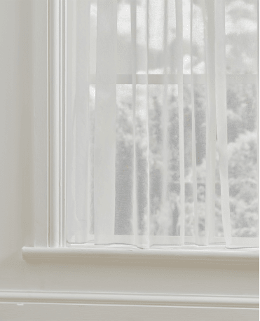 Kirsty Ivory Voile Curtain M2M