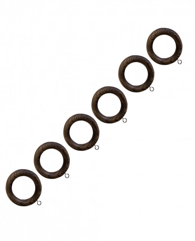 Laura Ashley Laura Ashley Haywood Pole Rings - Pack of 6