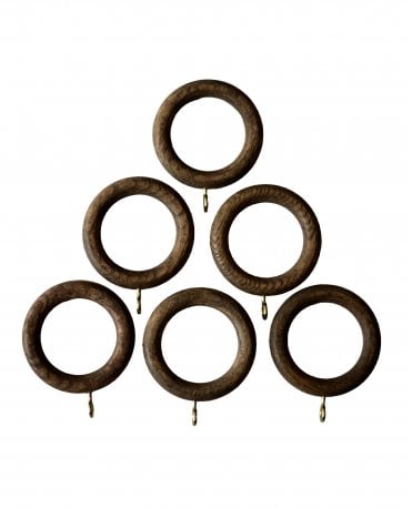 Laura Ashley Mitchell Pole Rings - Pack of 6