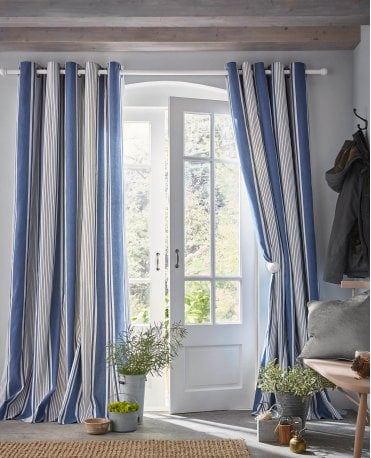 Tiverton Lined Eyelet Curtains