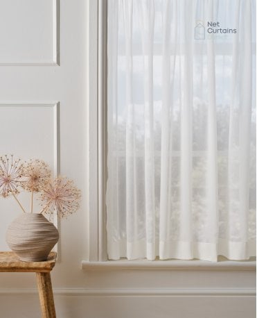 Lincoln White Voile Curtain M2M