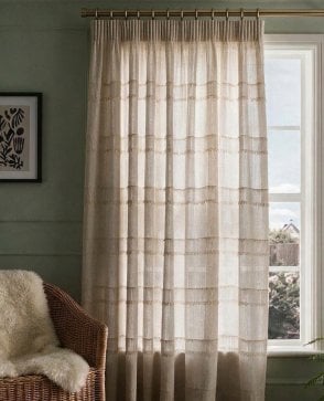 Loom Fringed Sheer Curtain M2M