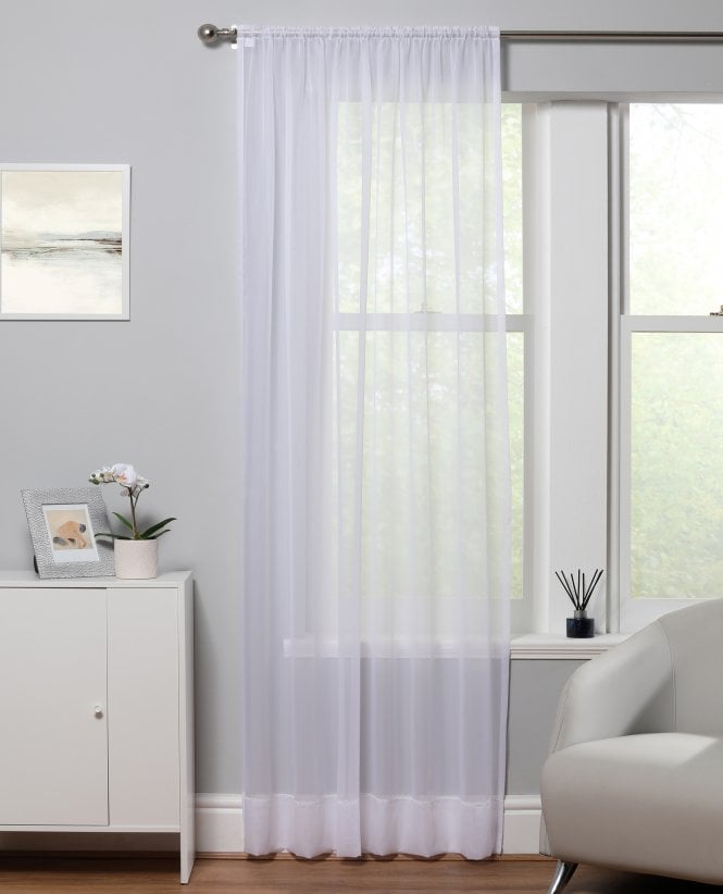 Lulu Envelope Hem White Voile M2M