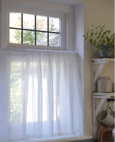  Lyon Slot Top Cafe Curtain M2M