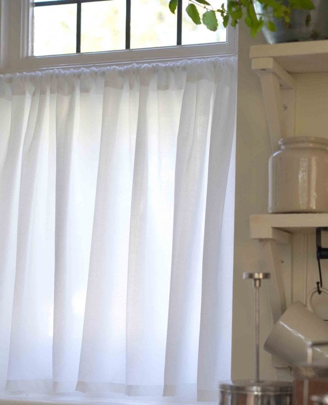 Malvern Slot Top Cafe Curtain M2M