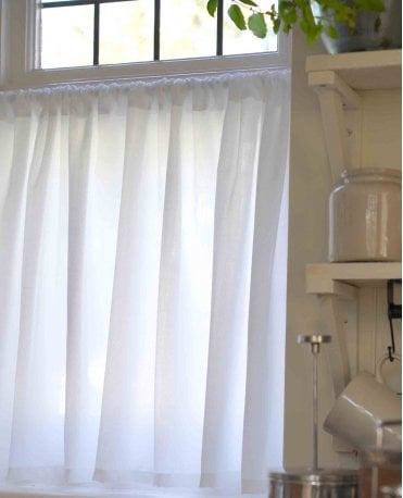 Malvern Slot Top Cafe Curtain M2M