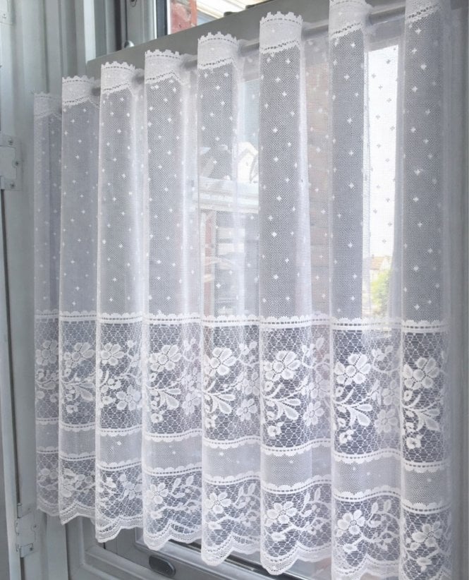 Matilda White Cafe Express Net Curtain