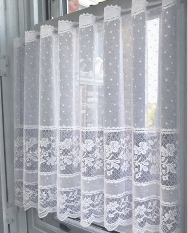 Matilda White Cafe Express Net Curtain