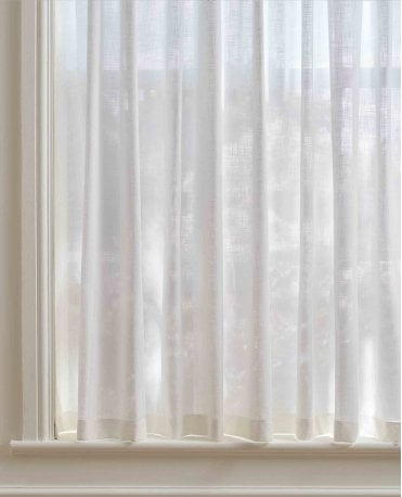 Midway FR Natural White Voile Curtain M2M