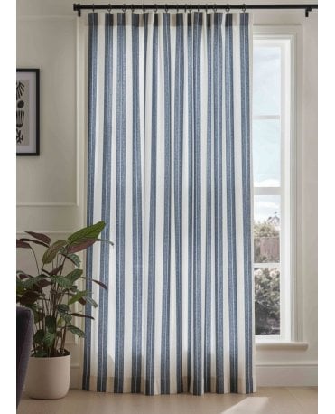 Mirabello Stripe Cotton Blend Voile Curtain M2M