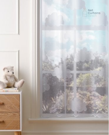Nimbus Cloud White Net Curtain M2M