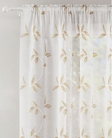 Oasis Embroidered Slot Top Voile Panel