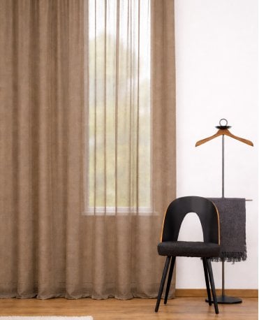 Oia Fire Retardant Voile Curtain M2M