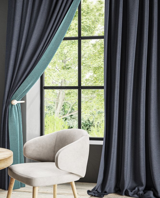 Orion Reversible FR Blackout Curtain M2M