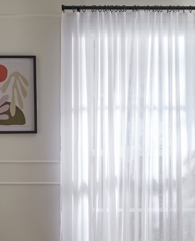 Pavilion Como White Universal Top Voile Panel